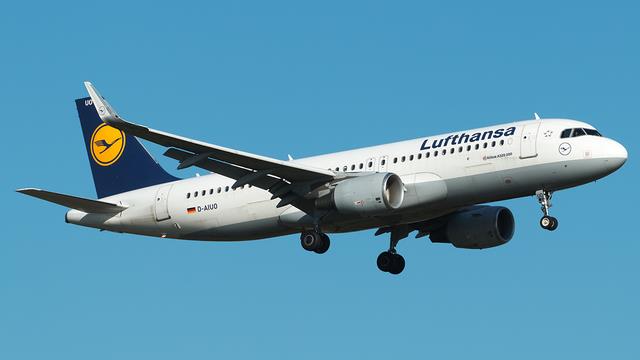 D-AIUO:Airbus A320-200:Lufthansa